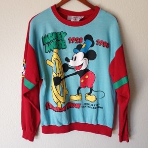 Vintage Mickey & Co Steamboat Mickey Sweater
